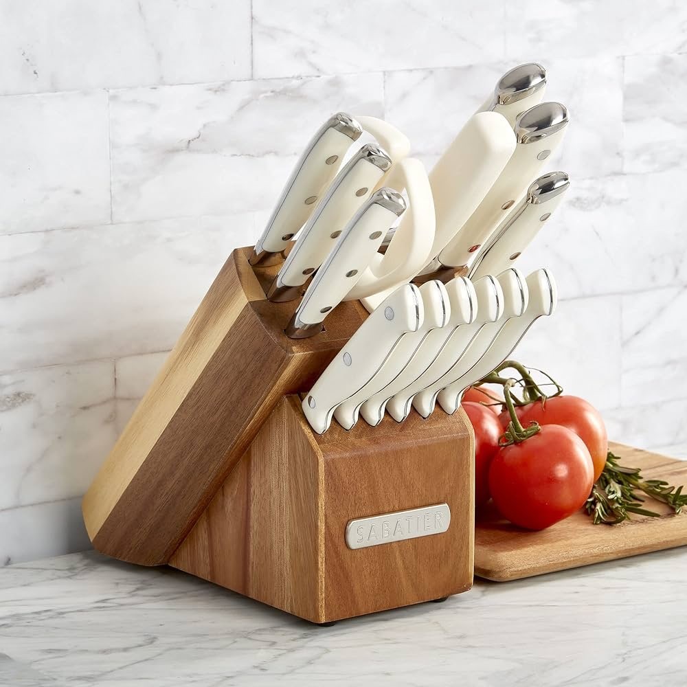 Sabatier 15 Piece Forged Triple -Rivet Cutlery Set